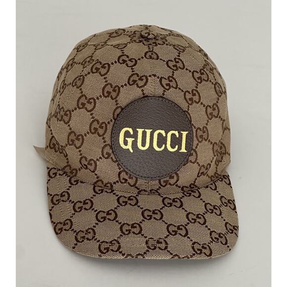 Gucci GG Print Baseball Cap Hat Brown L (59 cm) Made in Italy 576253 NWT - Picture 3 of 14